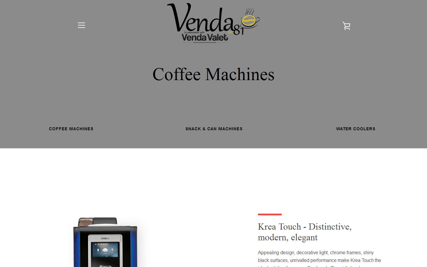 Venda Valet Website