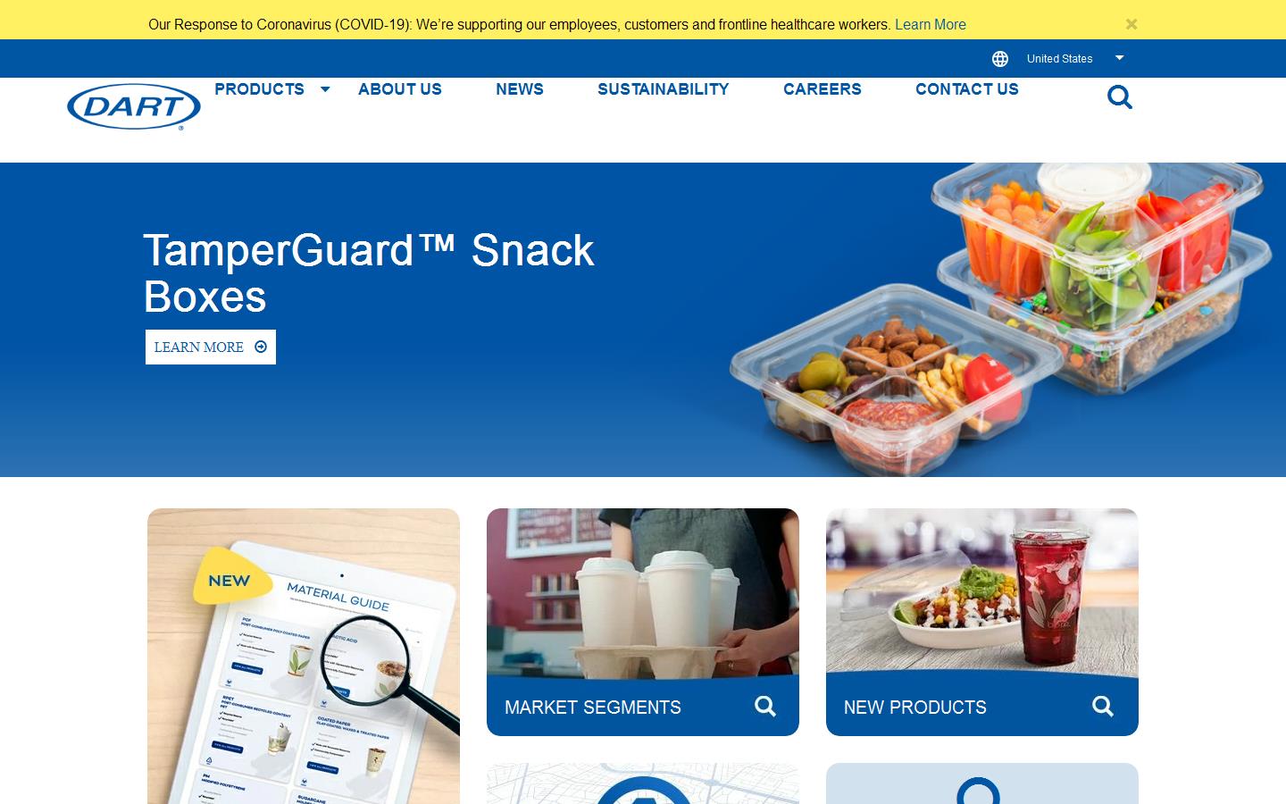 Dart Products Europe Website