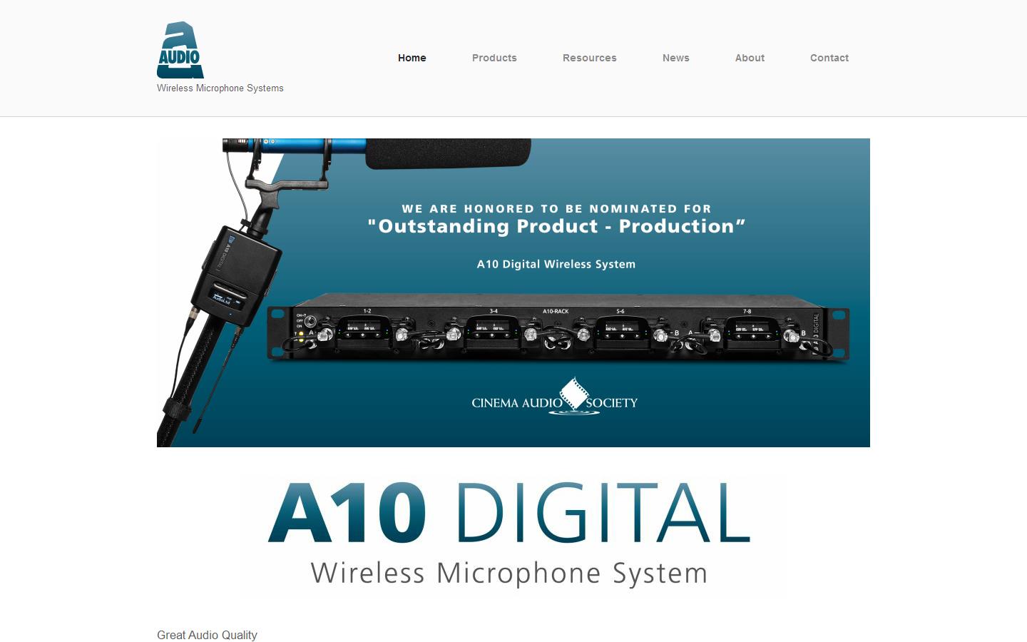 Audio Ltd Website