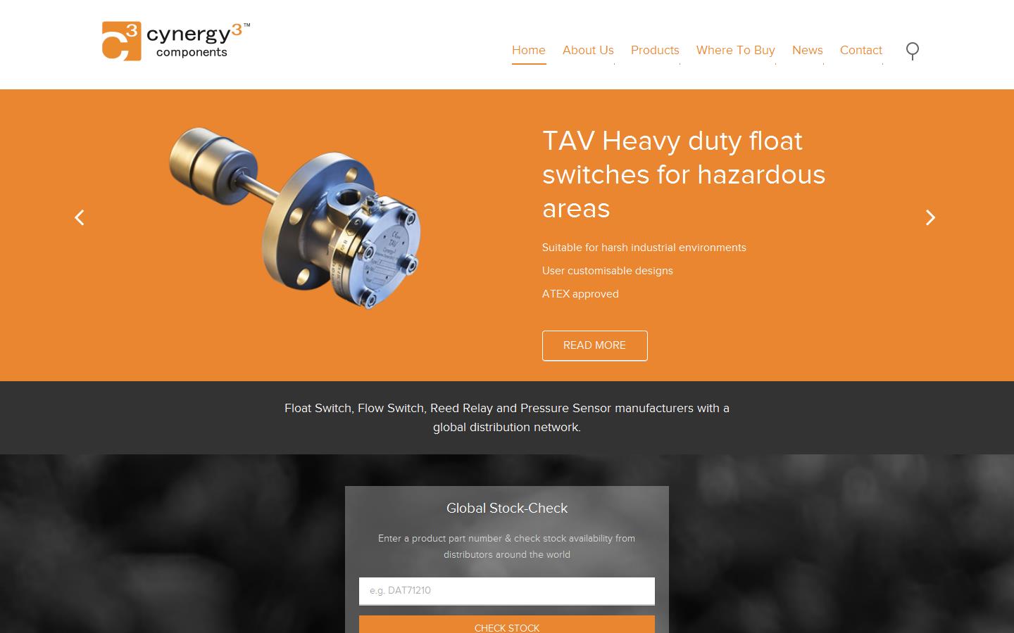 Cynergy3 Components Ltd Website