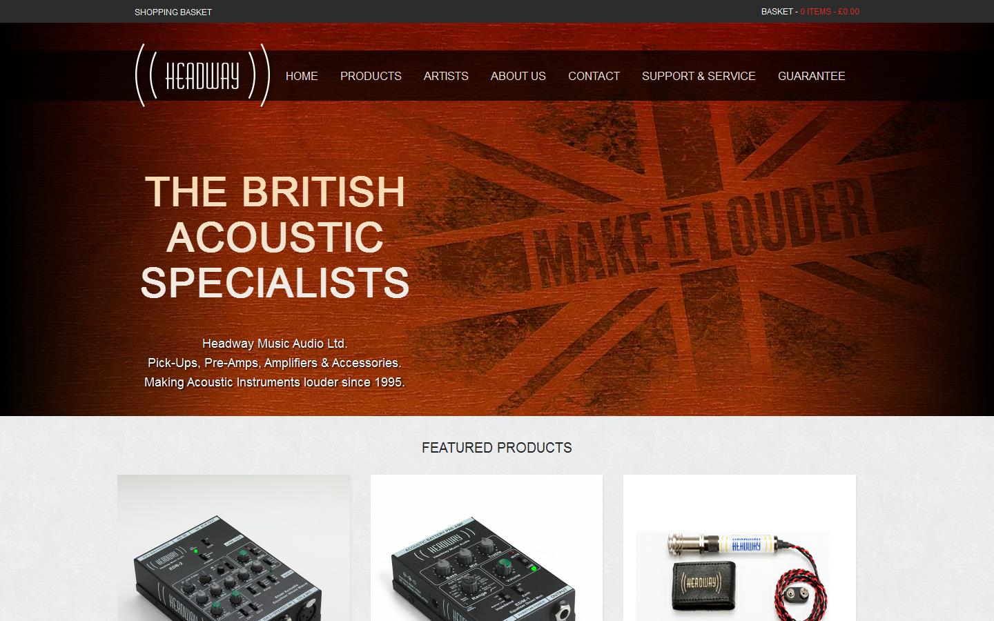 Headway Music Audio Ltd Website