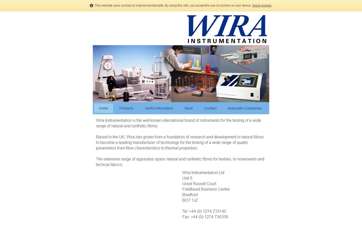 Wira Instrumentation Ltd Website