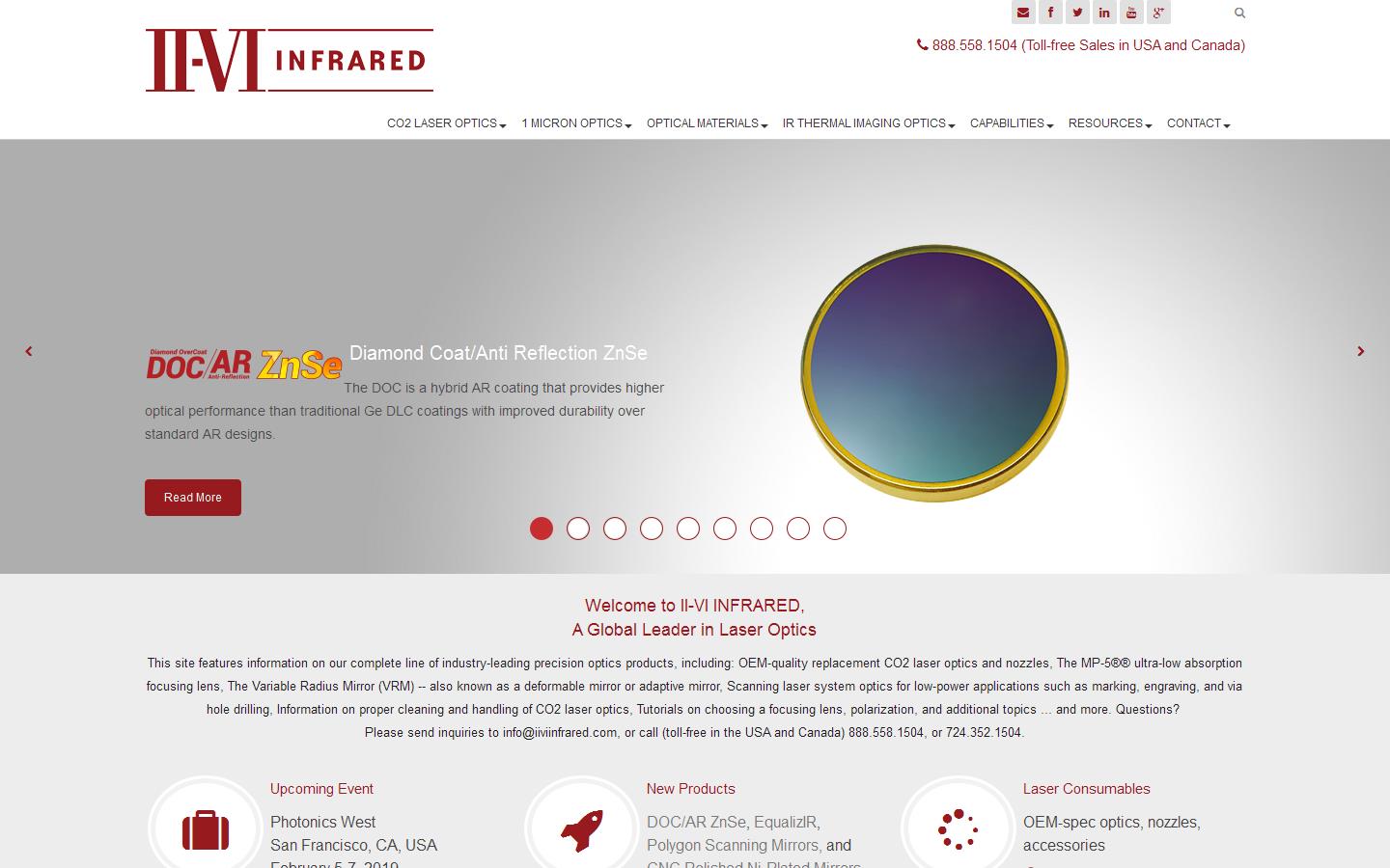 Ii-vi Infrared Website