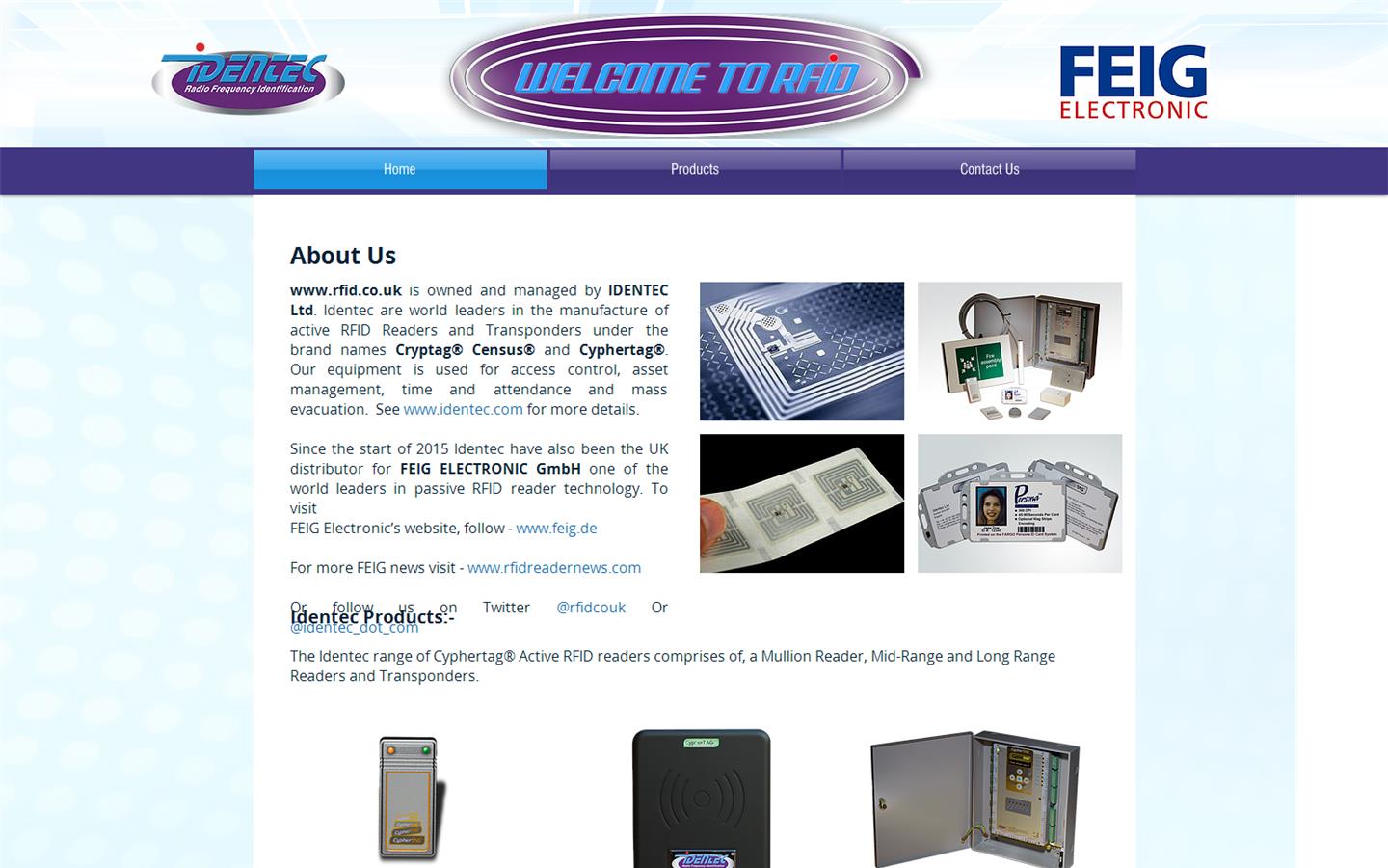 RFID Components Ltd Website