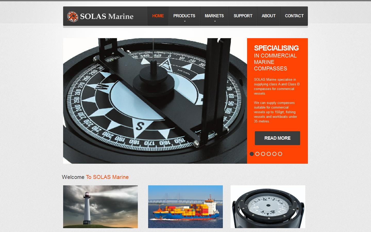 Solas Marine Ltd Website