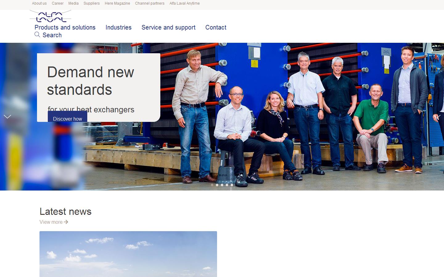 Alfalaval Ltd Website