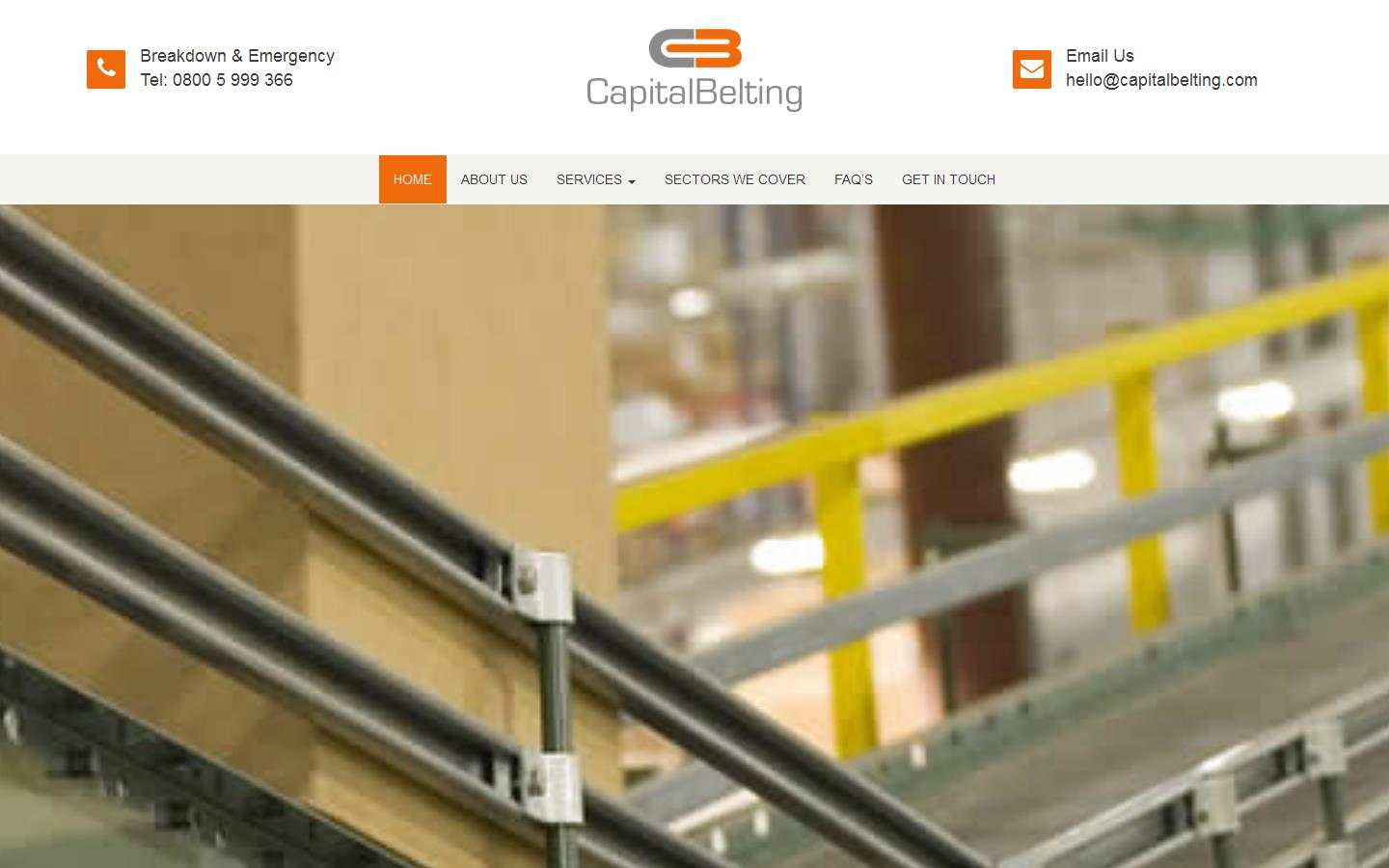 Capital Belting Website