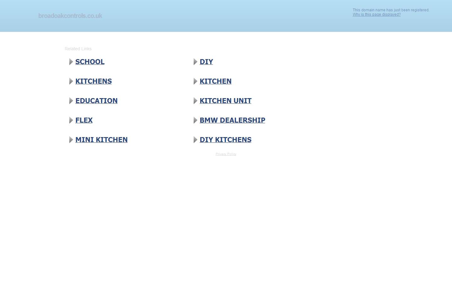 Broadoak Controls Website