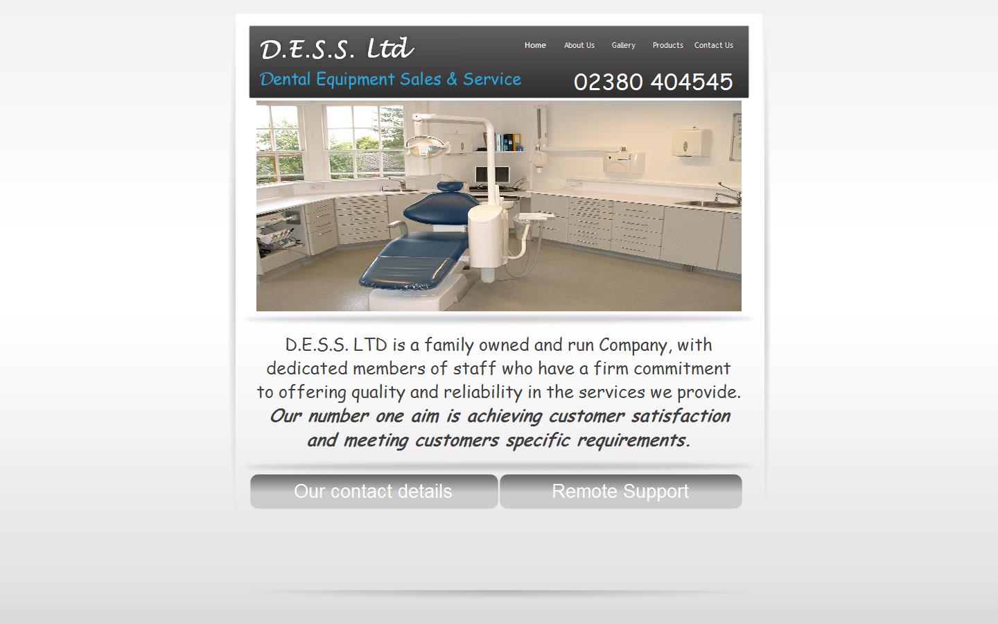 D E S S Ltd Website
