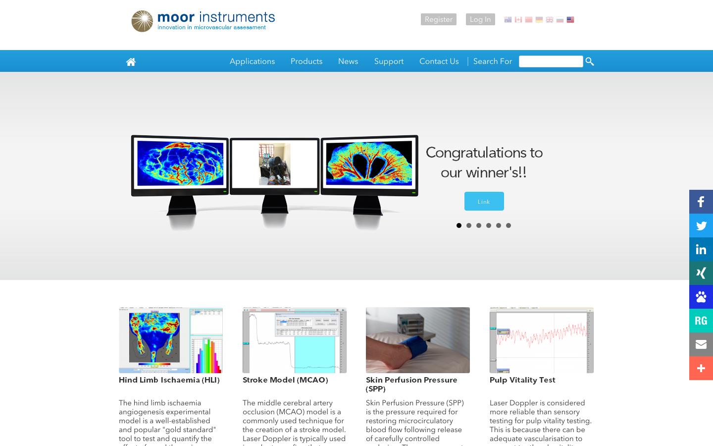 Moor Instruments Website