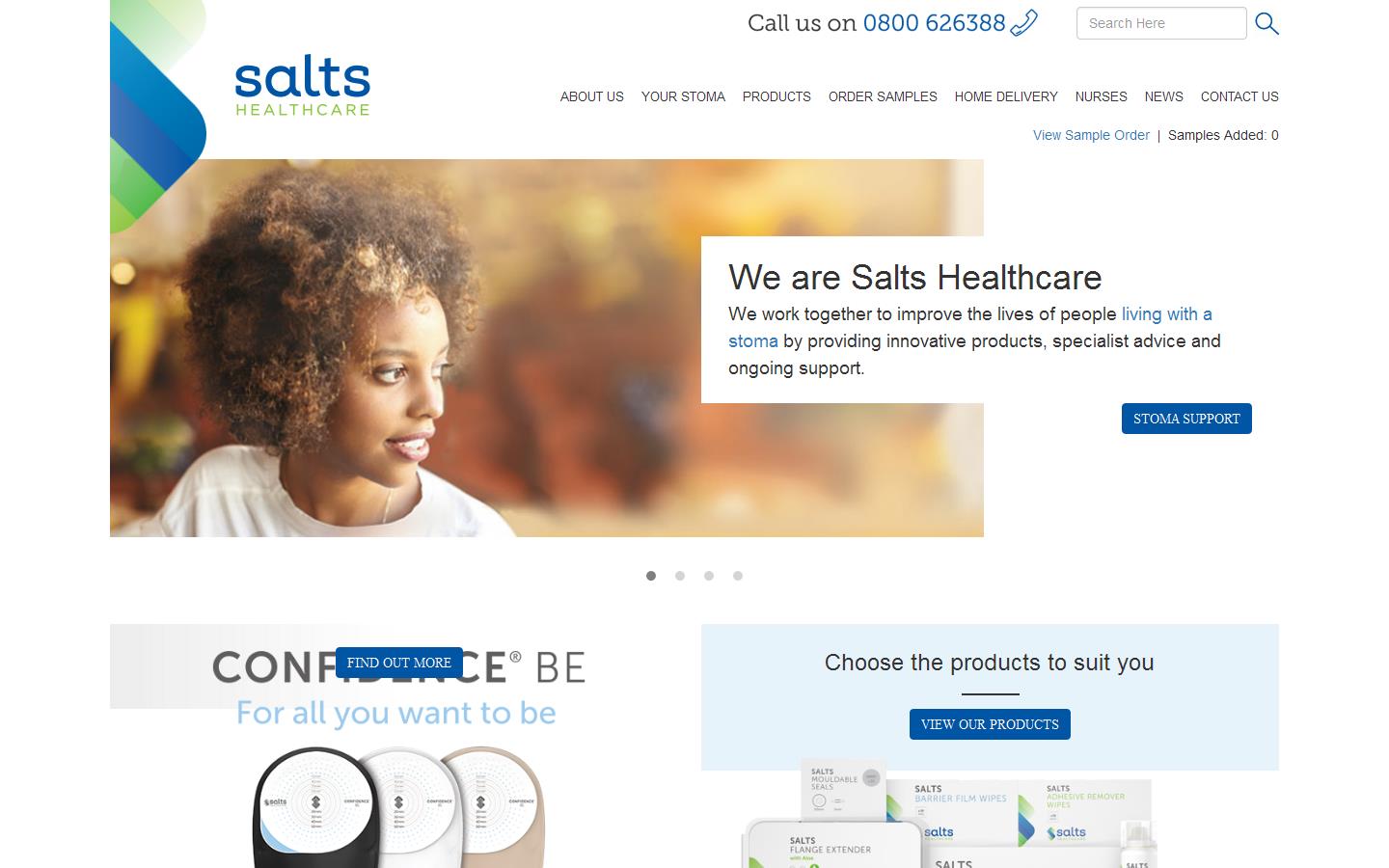 Salts Medilink Website