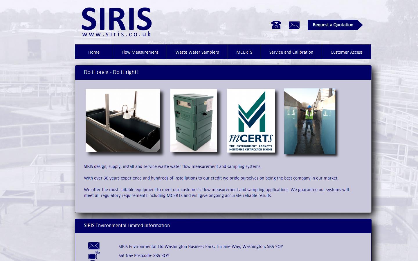 Siris Environmental Website