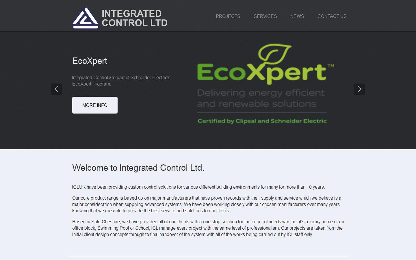 Integrated Control Ltd Website