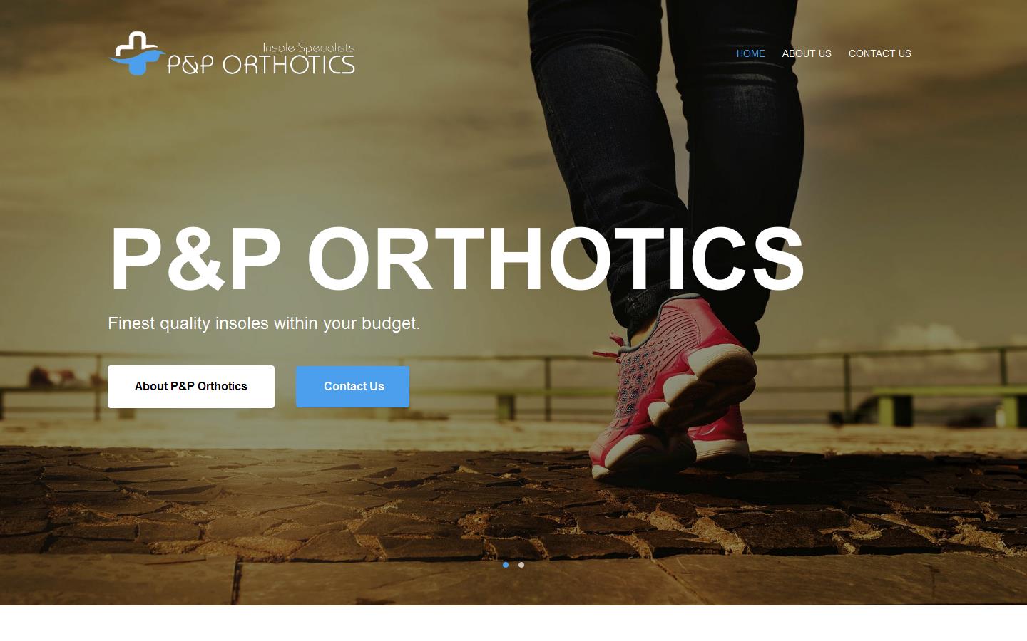 P & P Orthotics Ltd Website