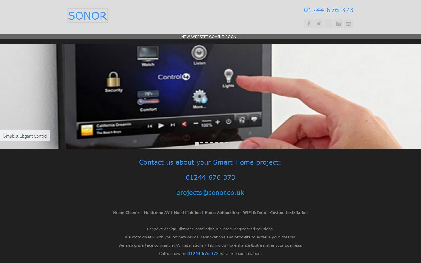 Sonor Ltd Website