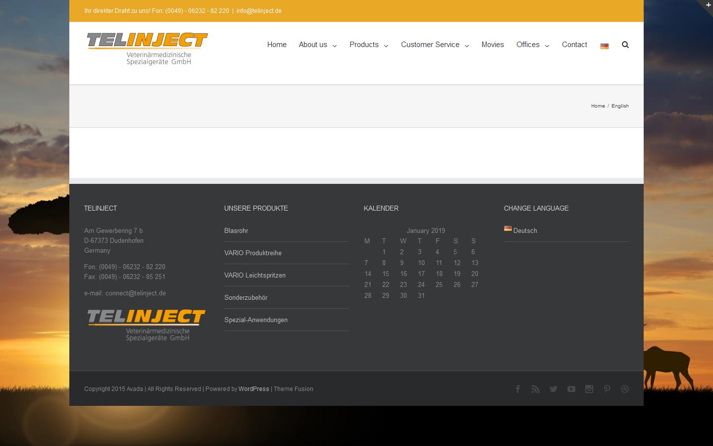 Telinject Services UK Ltd Website