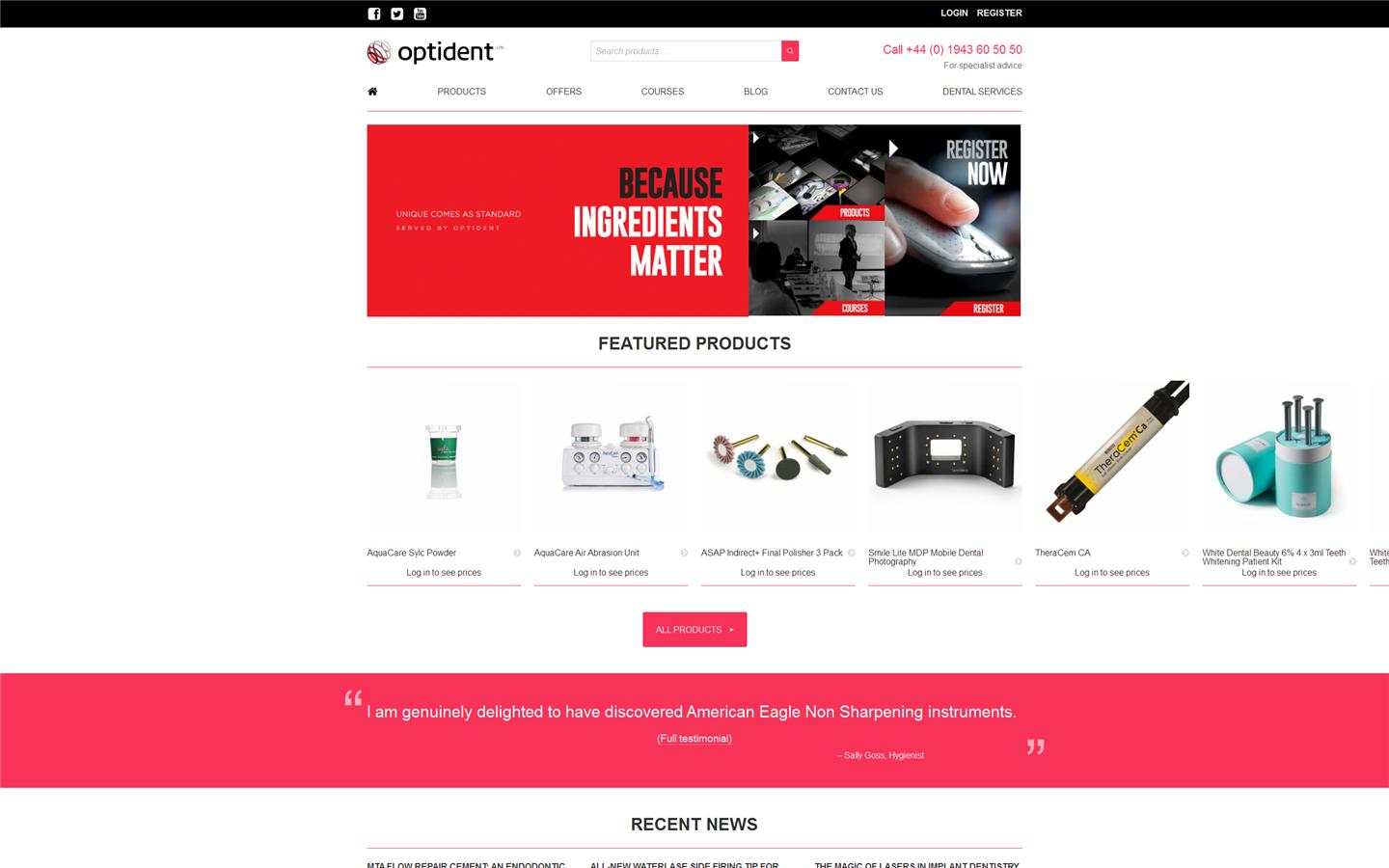 Optident Website