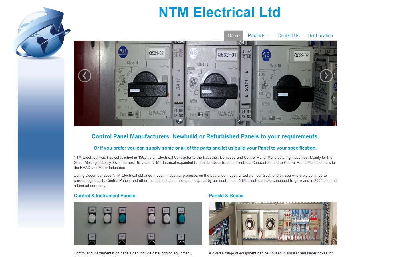N T M Electrical Ltd Website