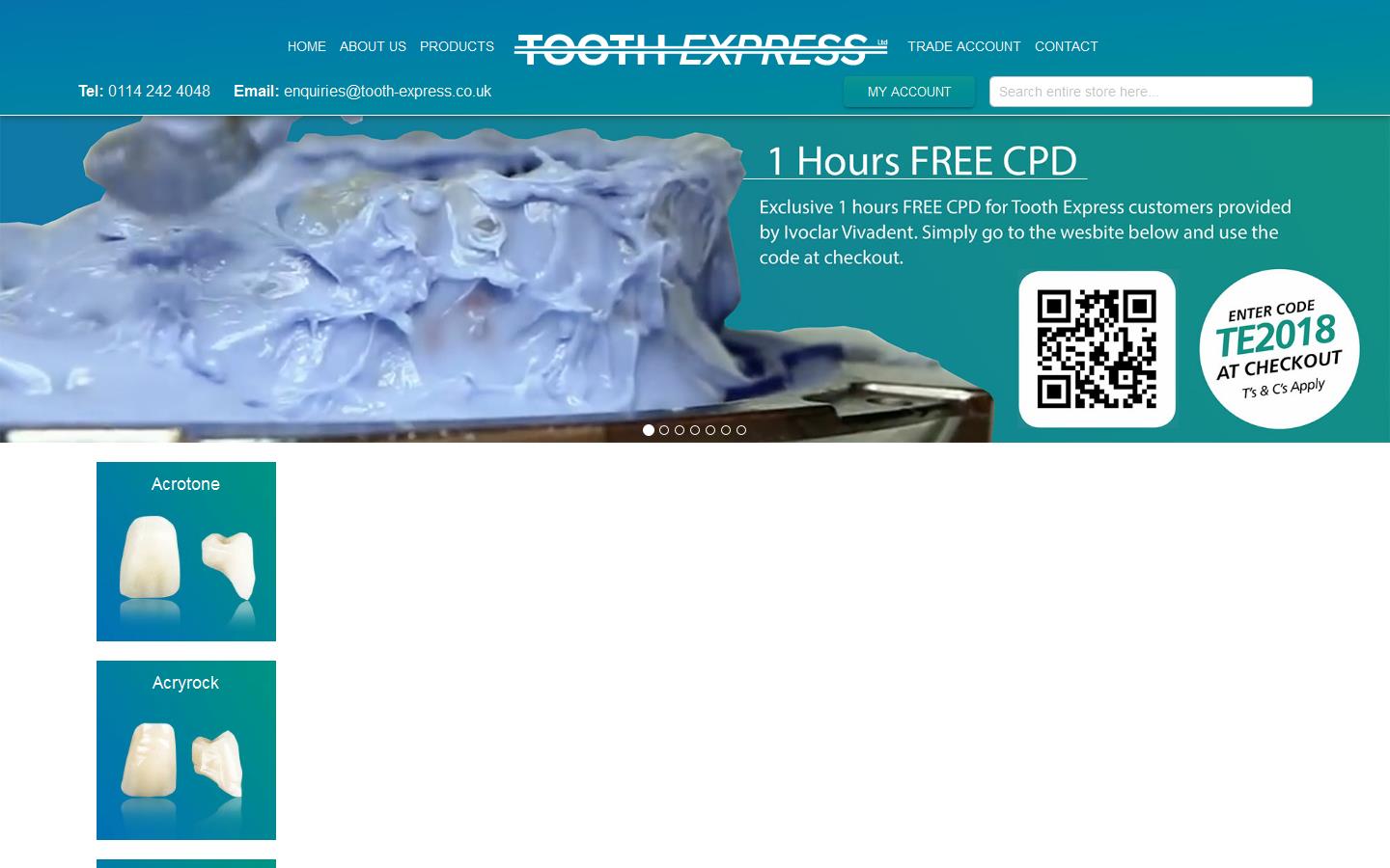 Tooth Express Ltd Website