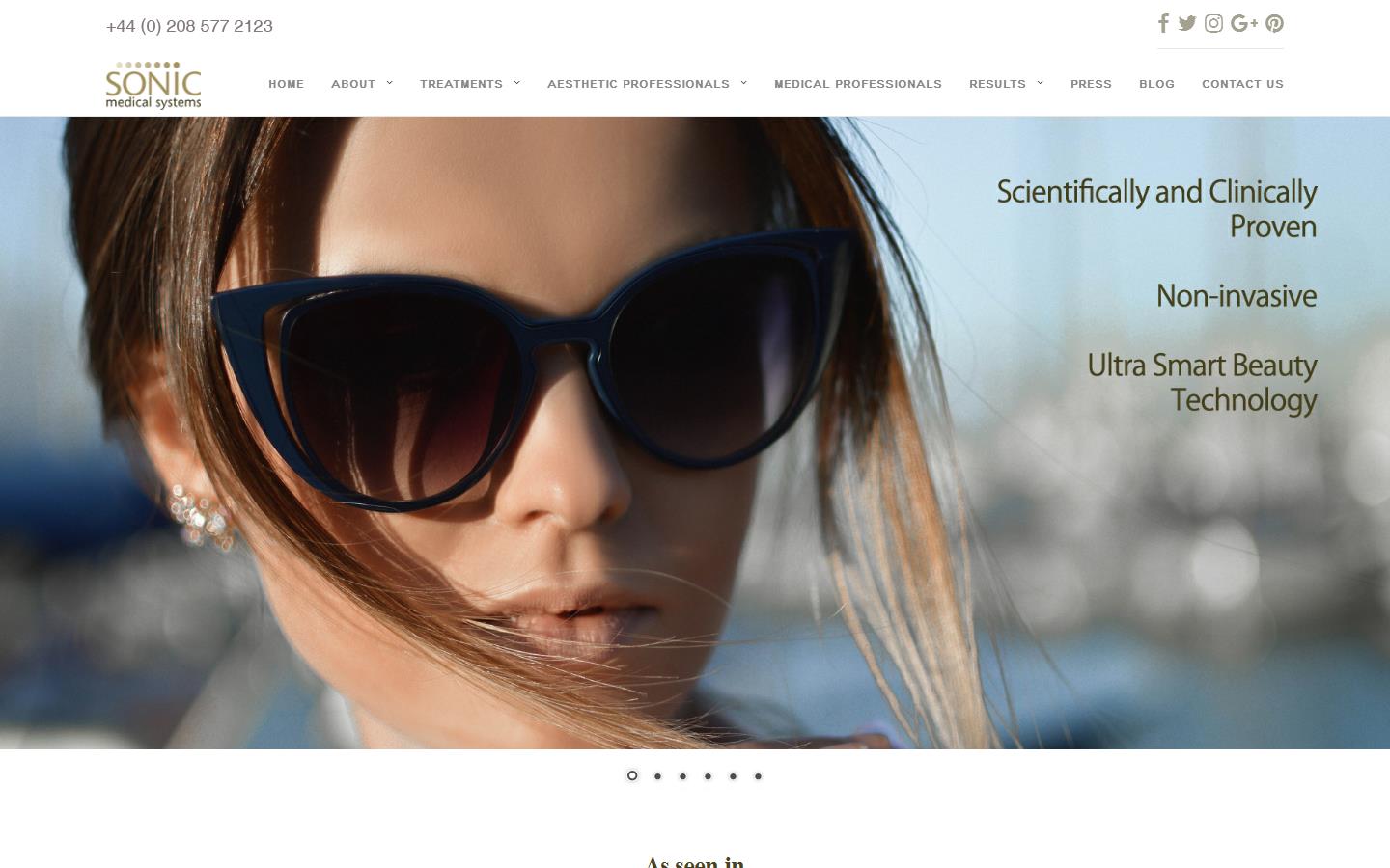 Sonic Medical Systems Website