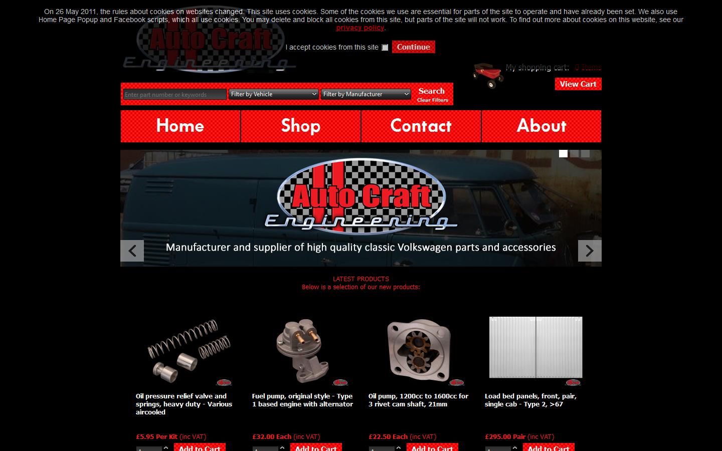Auto Craft Engineering Website