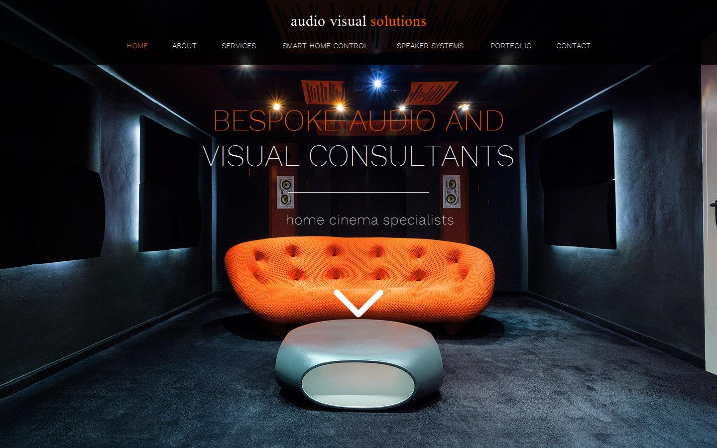 Audio Visual Solutions Website