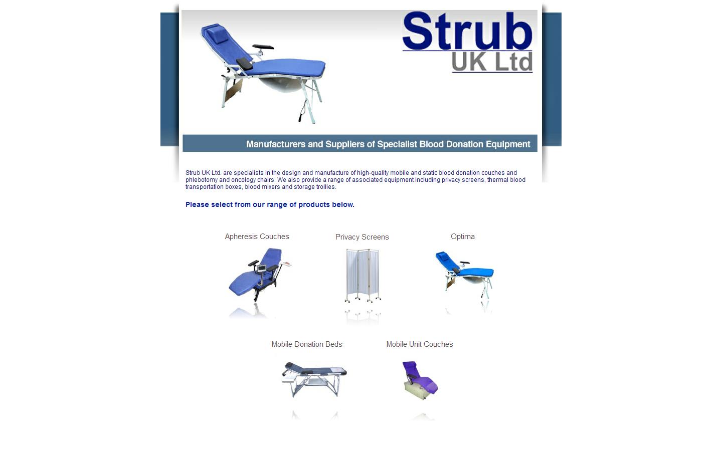 Strub UK Ltd Website