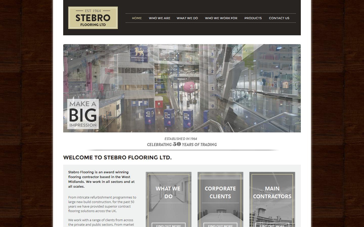 Stebro Flooring Co Ltd Website