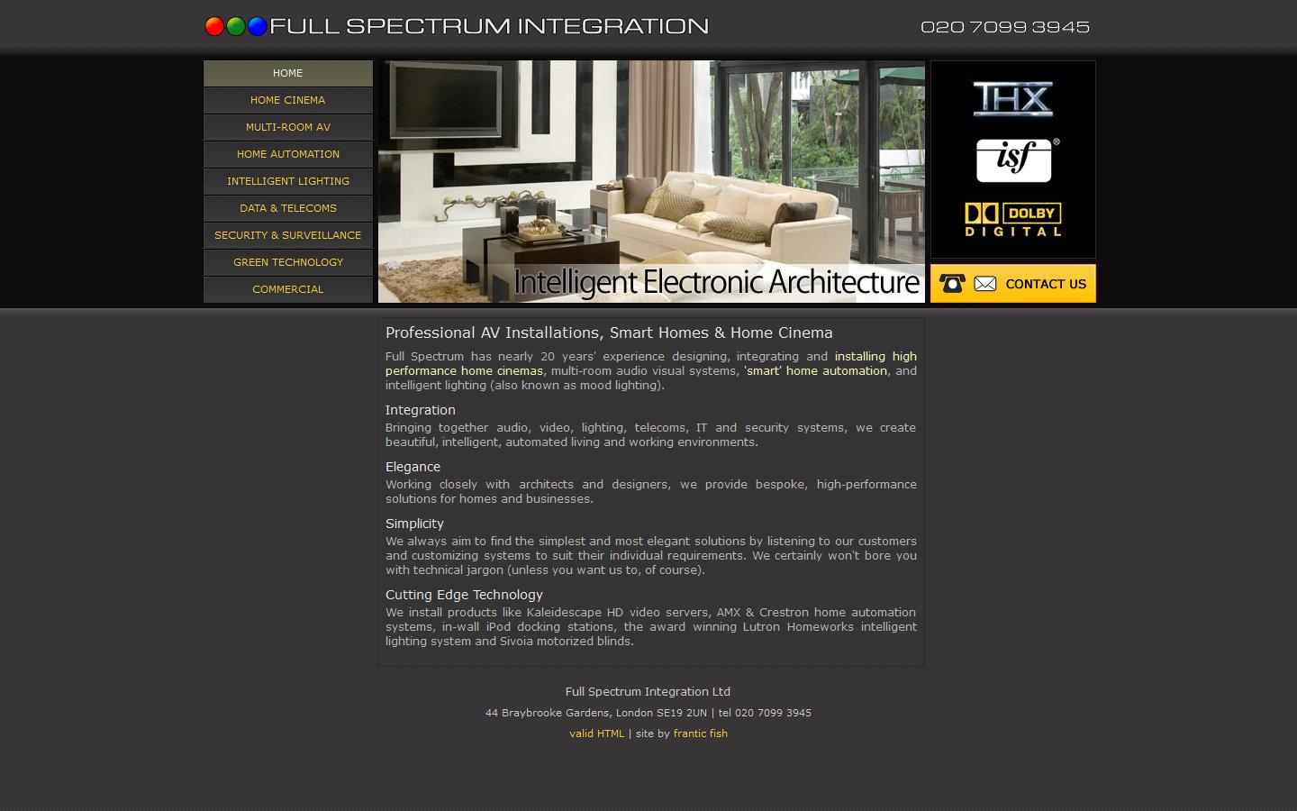 Full Spectrum Integration Ltd Website