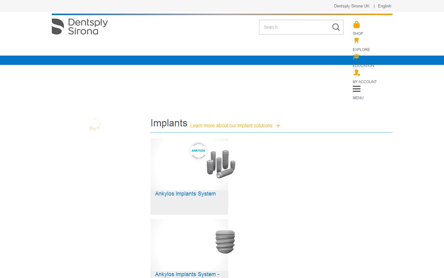 Dentsply I H Website