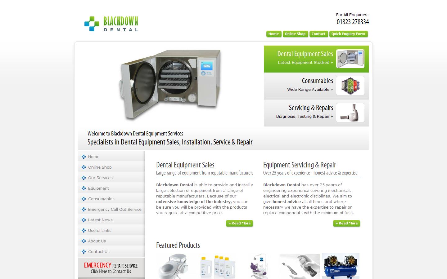 Blackdown Dental Website