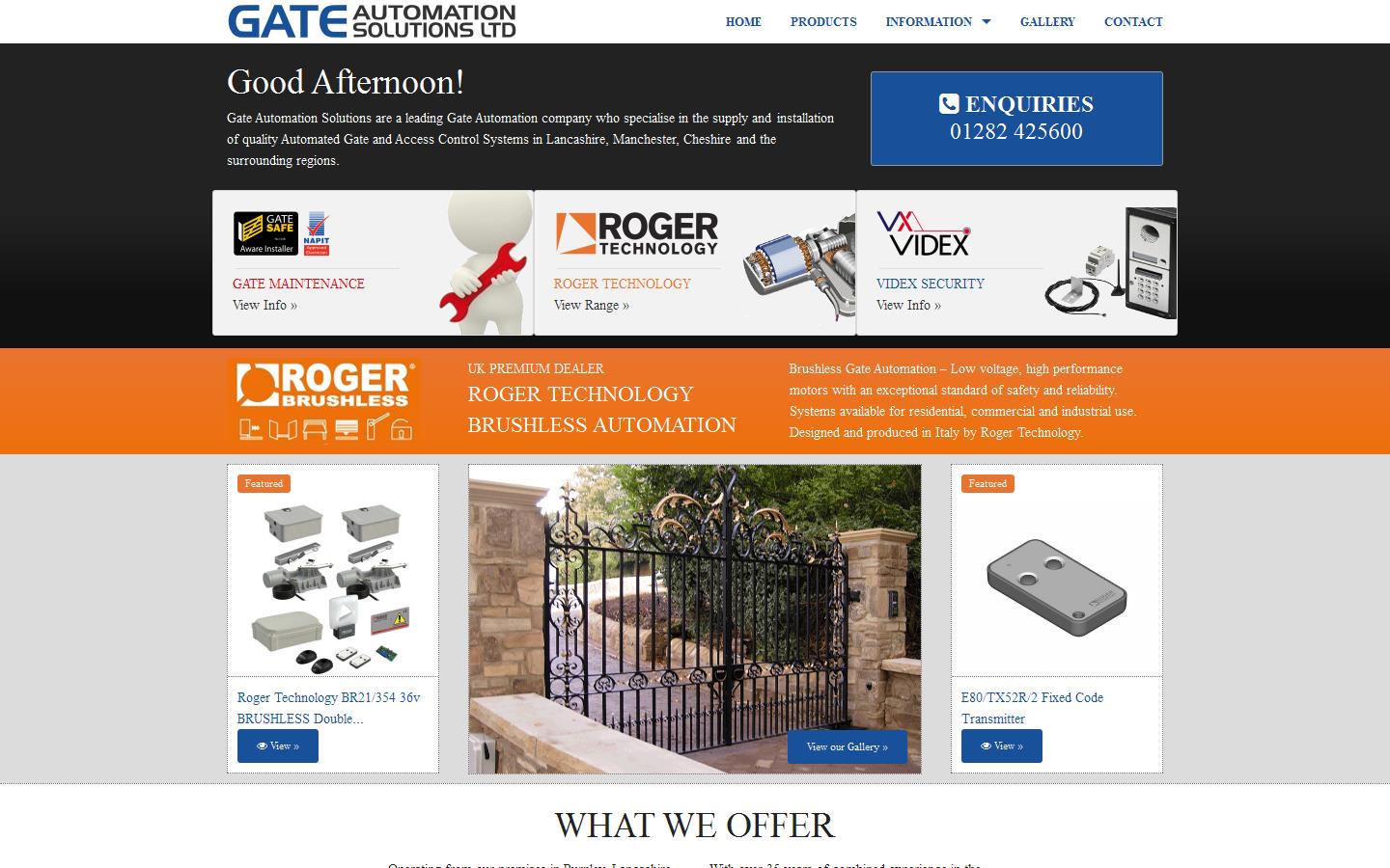Gate Automation Solutions Ltd Website