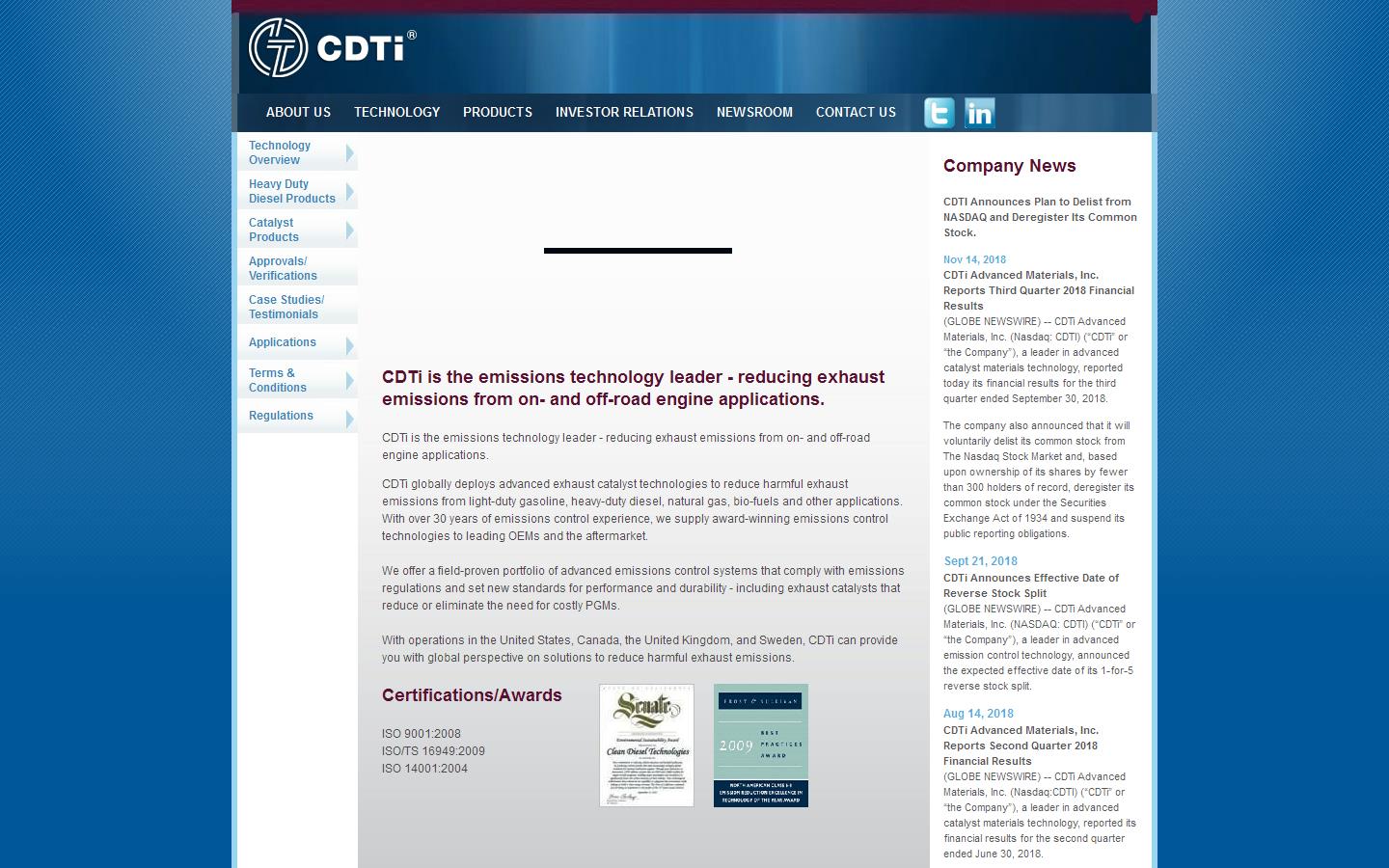 C D T I Website