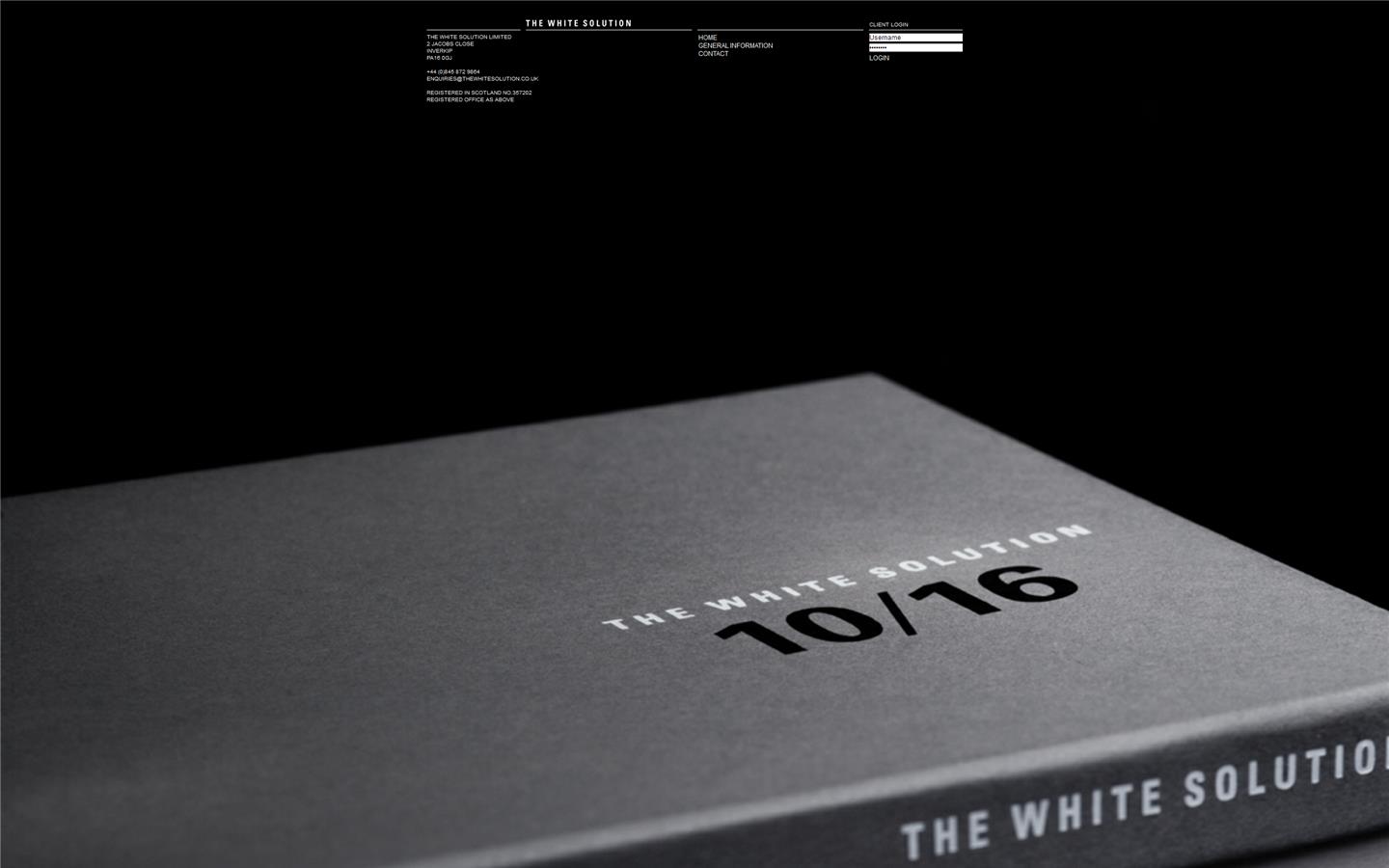The White Solution Website