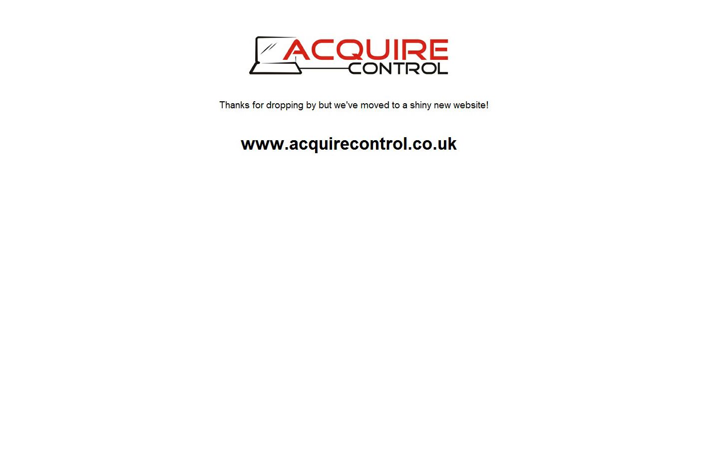 Aquire Control Ltd Website