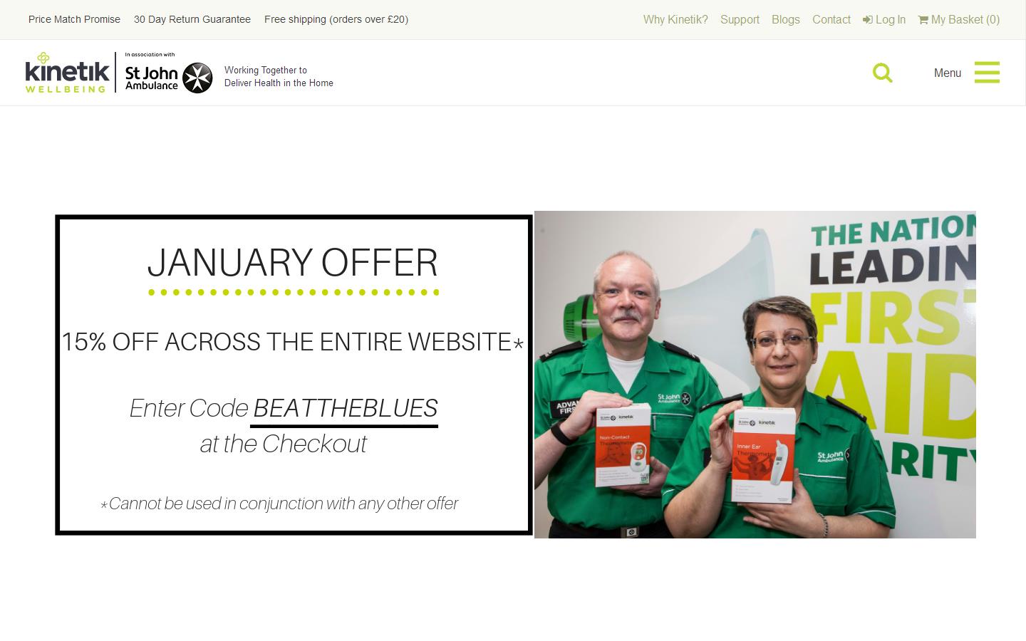 Kinetik Medical Devices Website