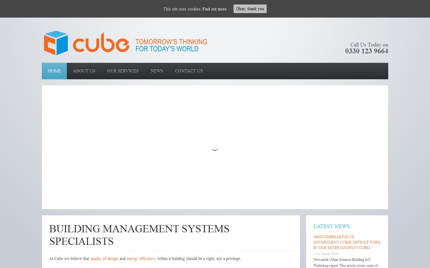 Cube Controls Ltd Website