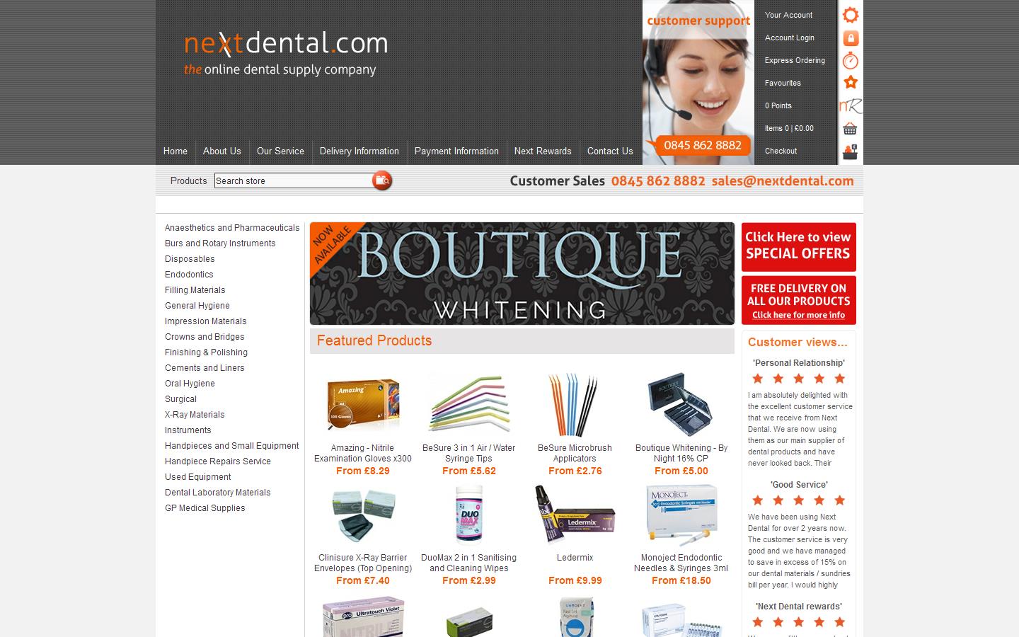 Next Dental Website