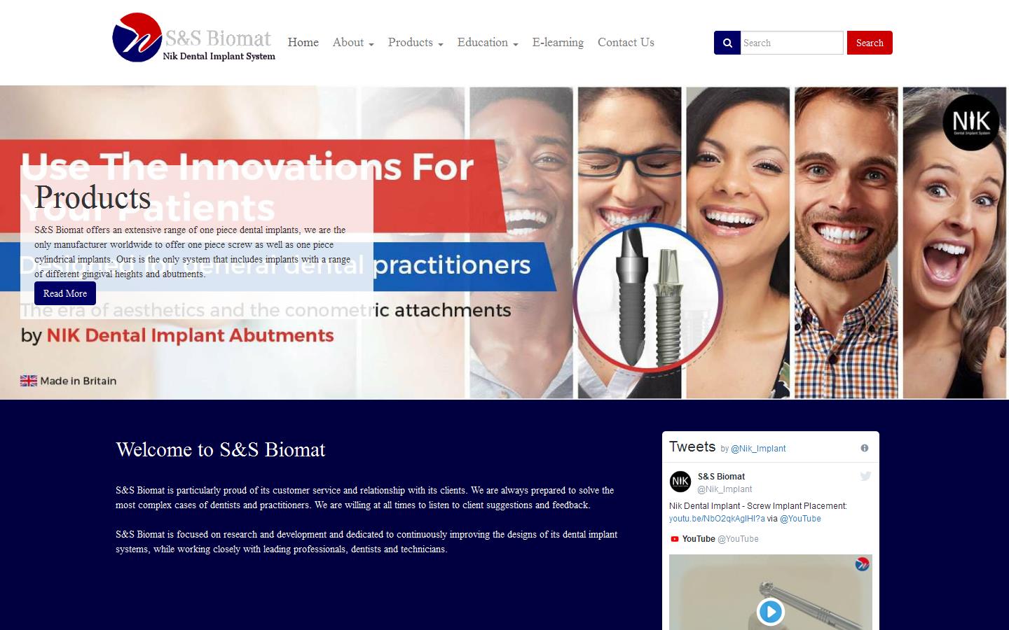 S & S Biomat Ltd Website