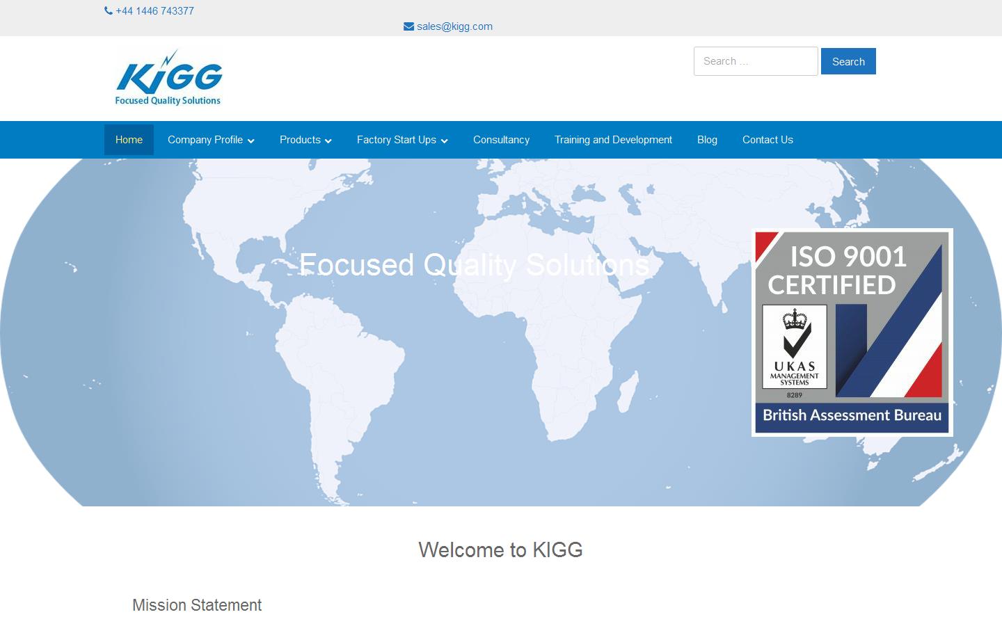 K I G G Website