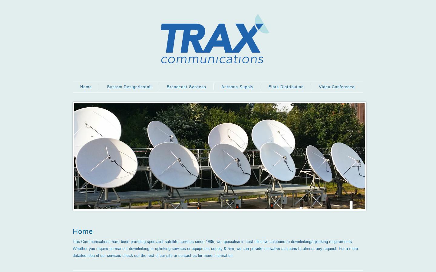 Trax Communications Website