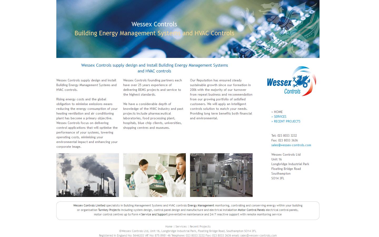 Wessex Controls Website