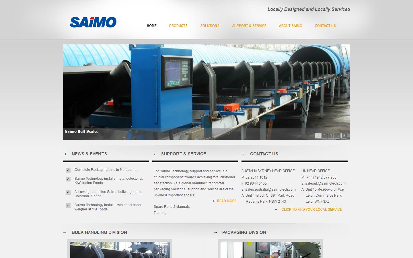 Saimo Technology Website