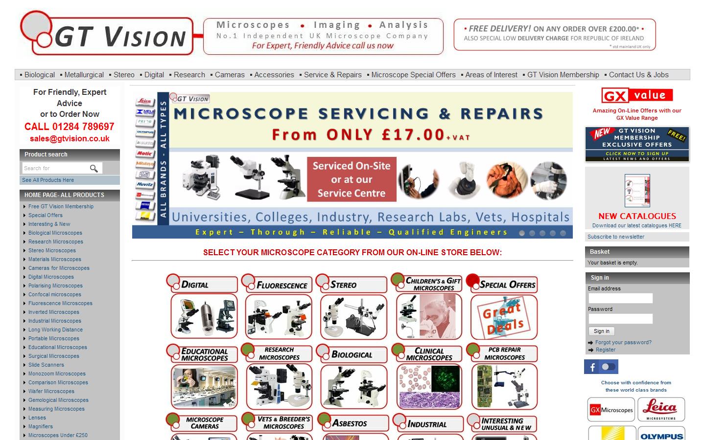 G T Vision Ltd Website