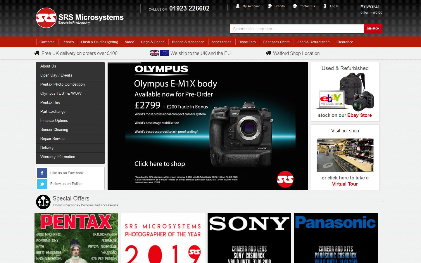 S R S Microsystems Website