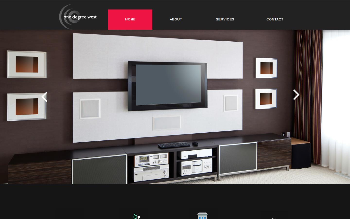 One Degree West Website