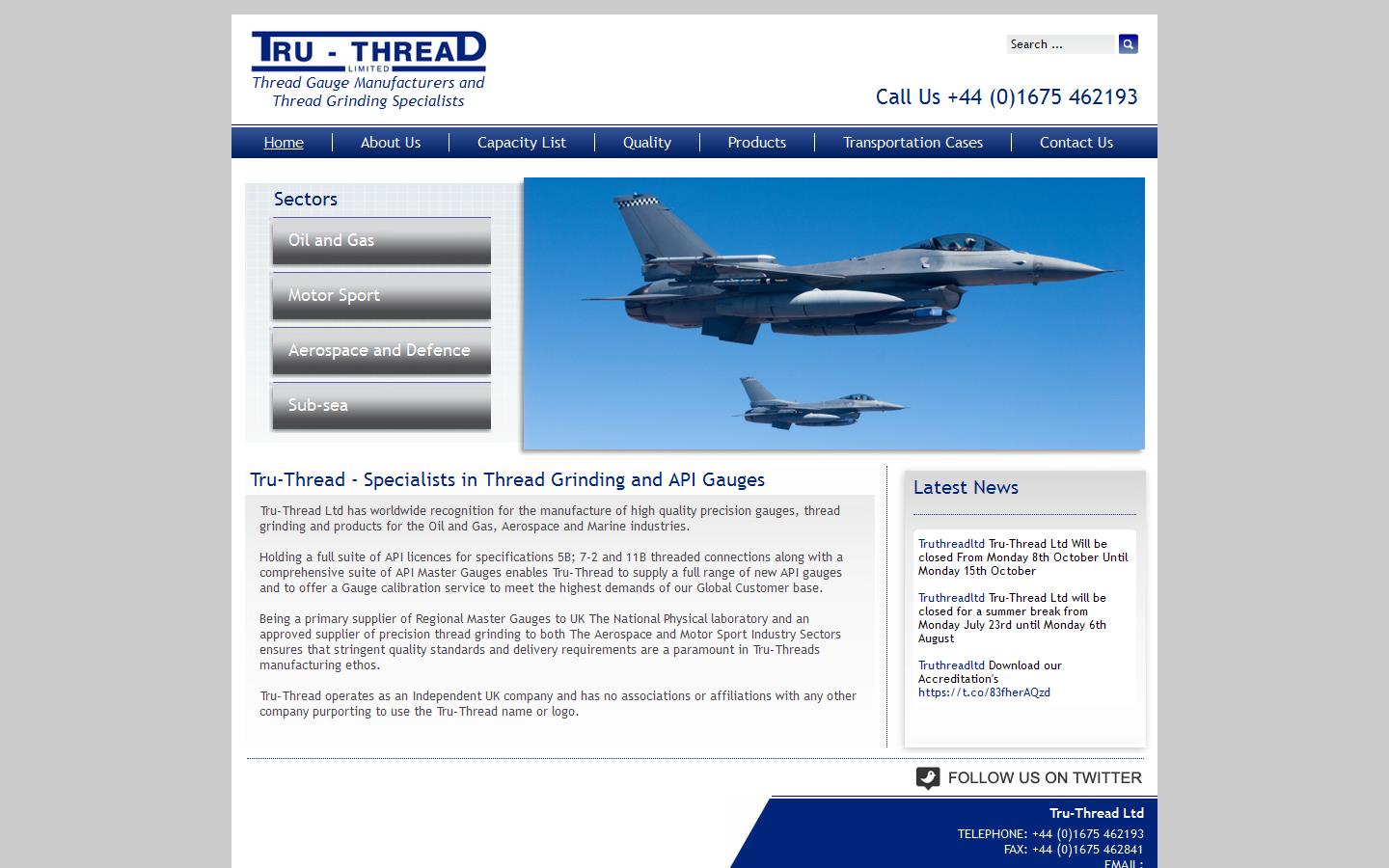 Tru Thread Ltd Website