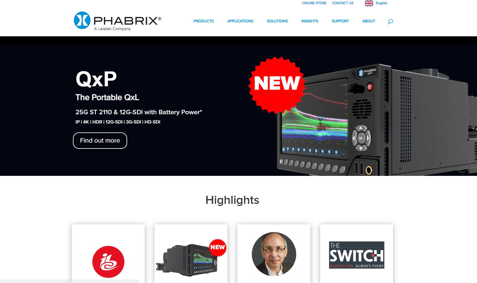 Phabrix Website
