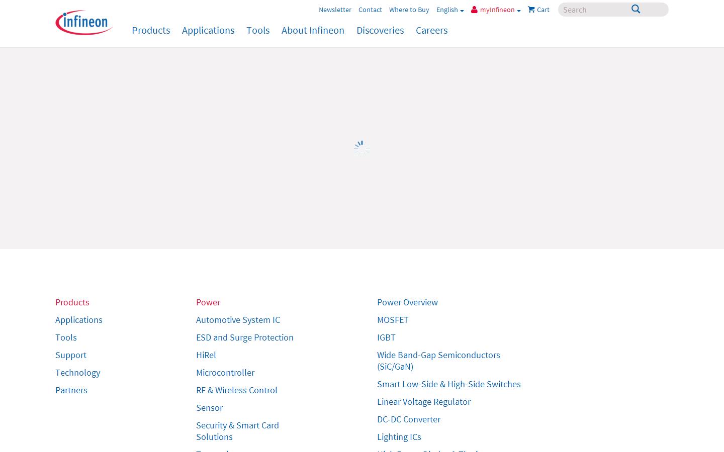 Infineon Technologies UK Ltd Website
