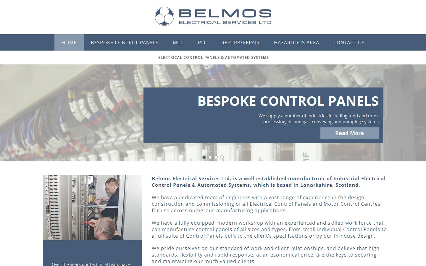 Belmos Electrical Services Ltd Website